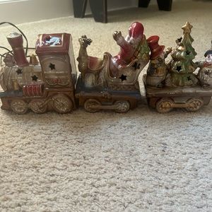Christmas train that lights up